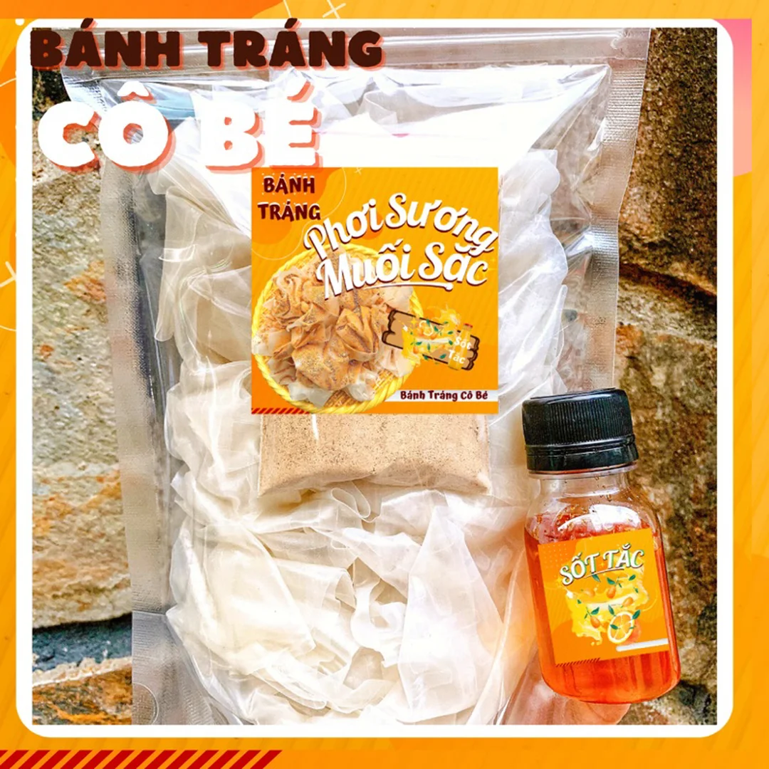 bánh tráng cô bé hộp bánh tráng nhiều topping