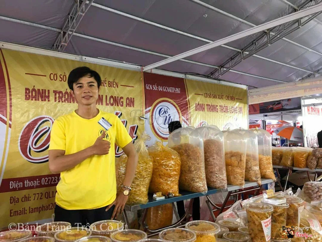bánh tráng cô út bảo quản trong gói kín