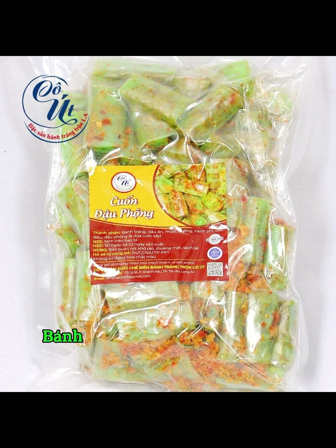 bánh tráng cô út đóng gói phù hợp mua online
