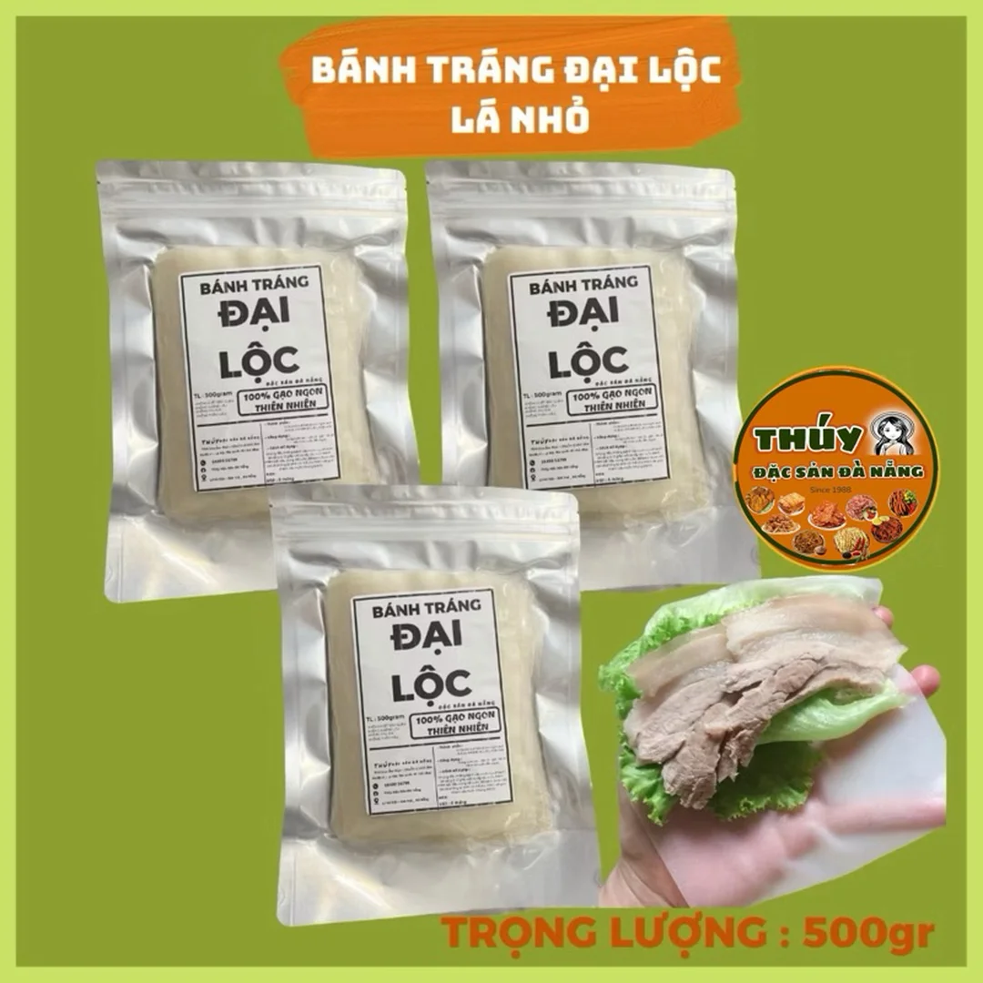 bánh tráng Đại Lộc đóng gói bán lẻ và bán sỉ