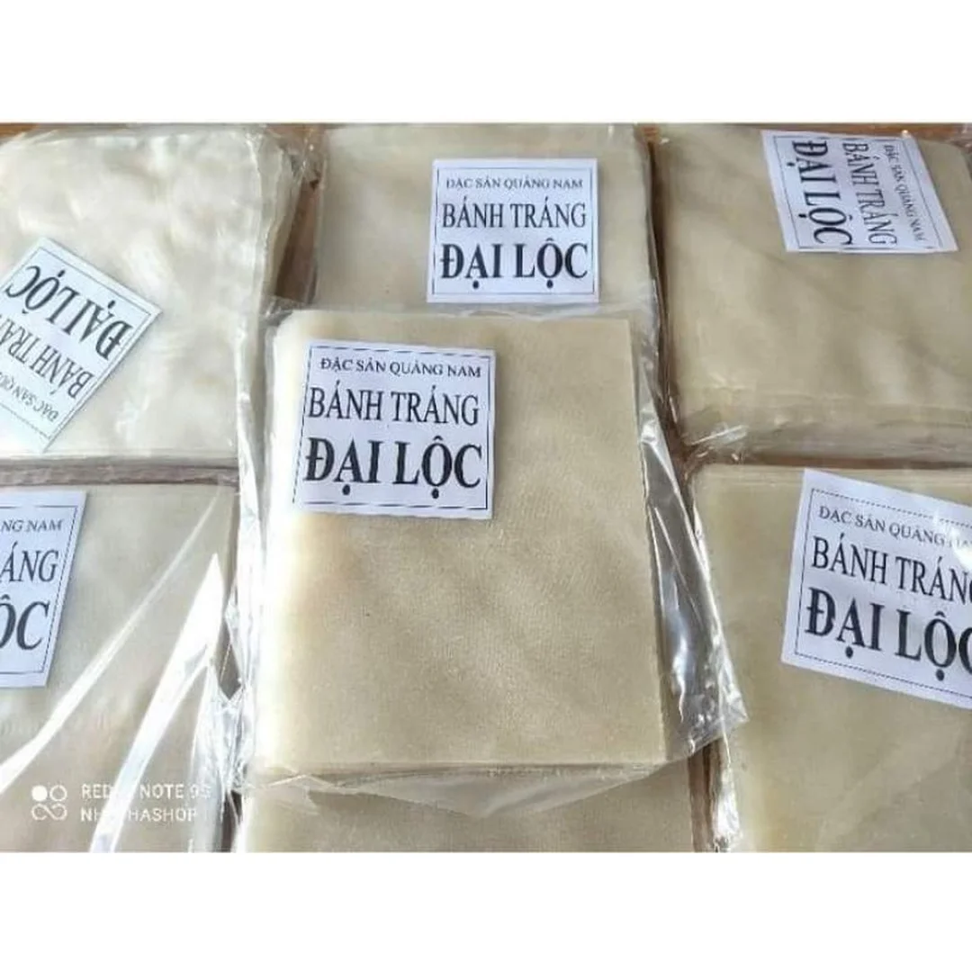 bánh tráng Đại Lộc túi 500g dùng để cuốn thịt heo