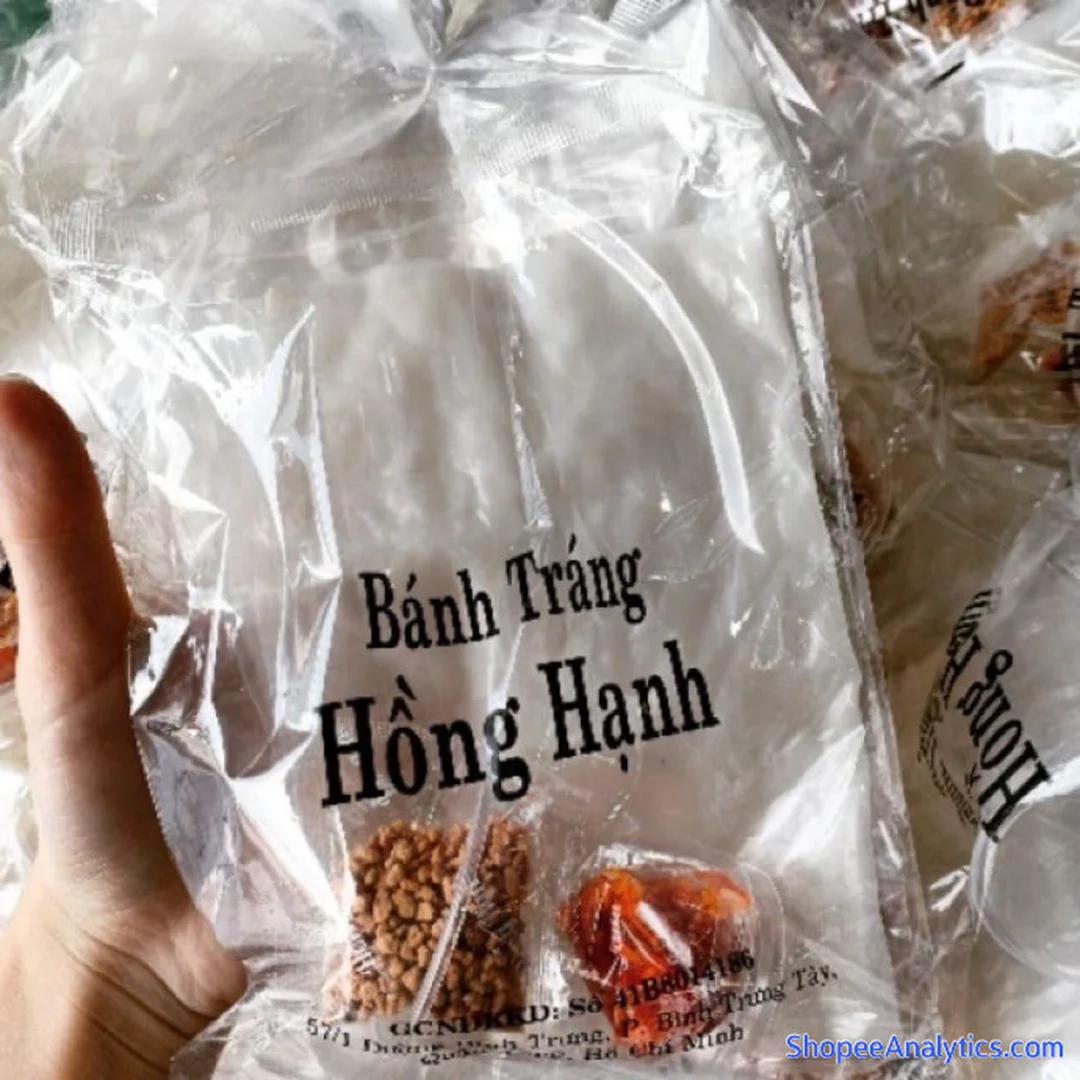 bánh tráng hồng hạnh nhiều vị ăn vặt