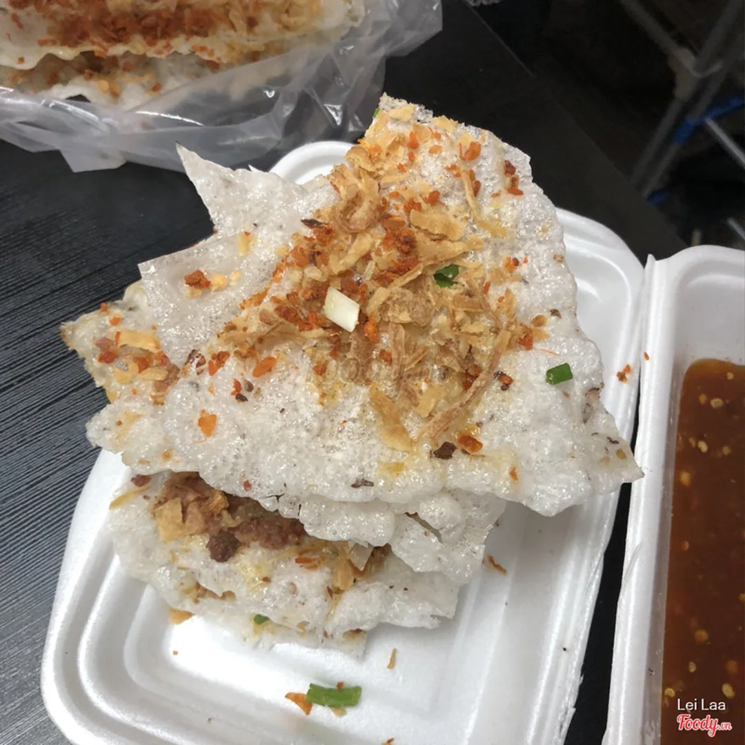 bánh tráng kẹp dì hoa được nhiều thực khách tìm kiếm