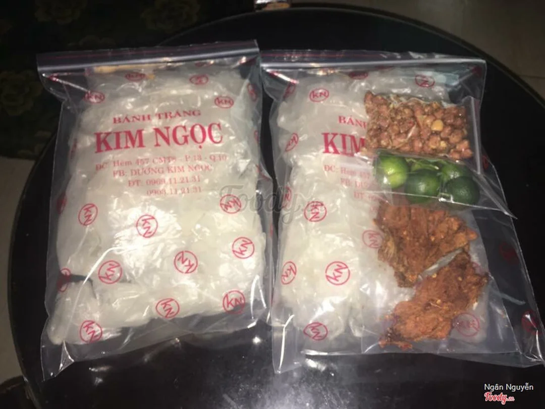 bánh tráng kim ngọc chi nhánh giao món
