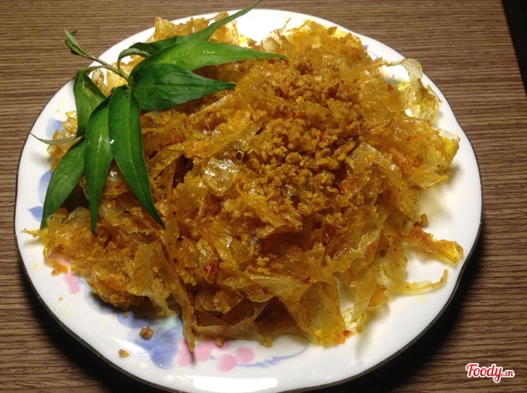 bánh tráng Long An trộn sa tế cay dẻo