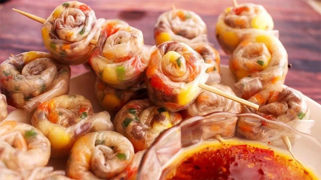 bánh tráng lụi phù hợp món ăn vặt ở Đà Nẵng