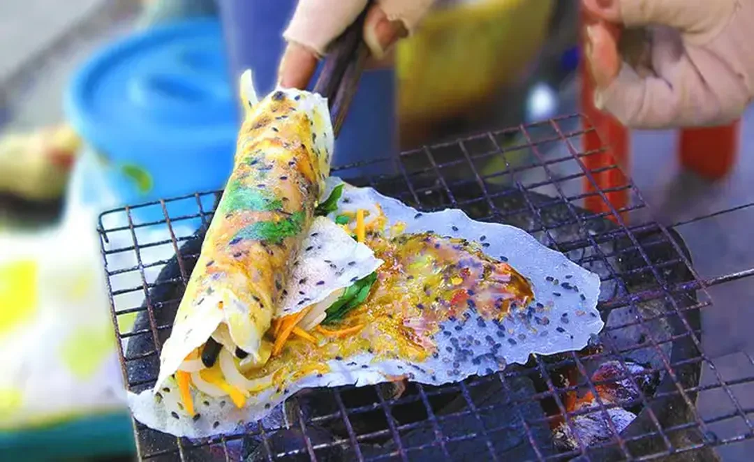 bánh tráng nướng Phan Thiết gần khu du lịch Mũi Né