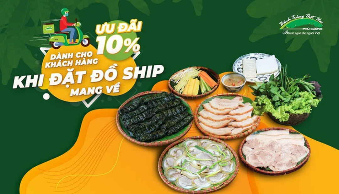 Set bánh tráng phú cường và món ăn kèm bánh tráng phú cường set cuốn mang đi và món ăn kèm