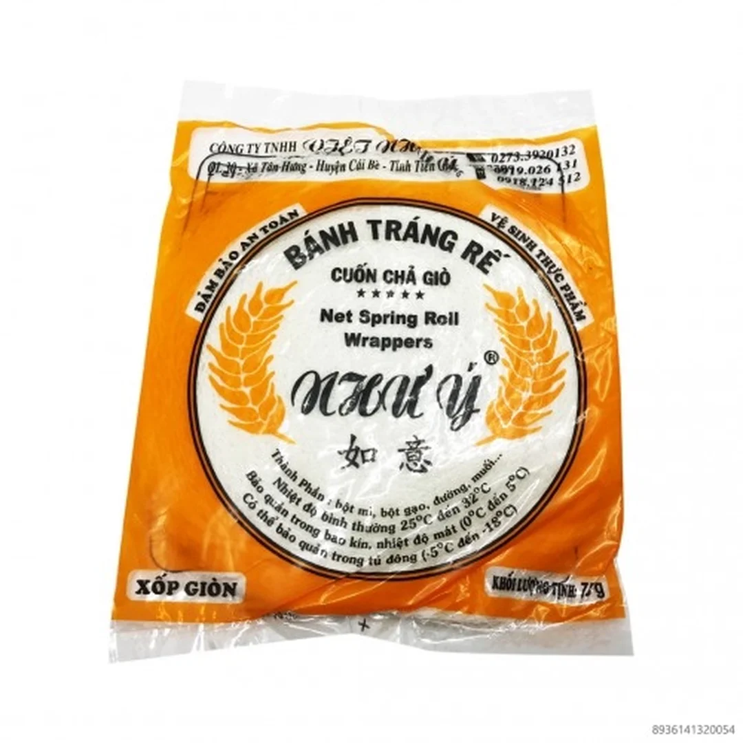 bánh tráng rế đóng gói dùng cho nhiều món chiên