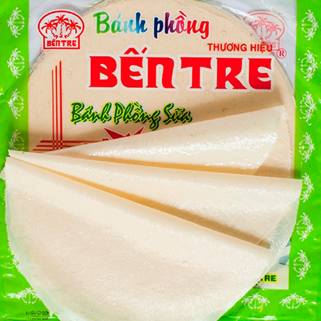 bánh tráng sữa Bến Tre dạng bánh phồng sữa mềm dẻo