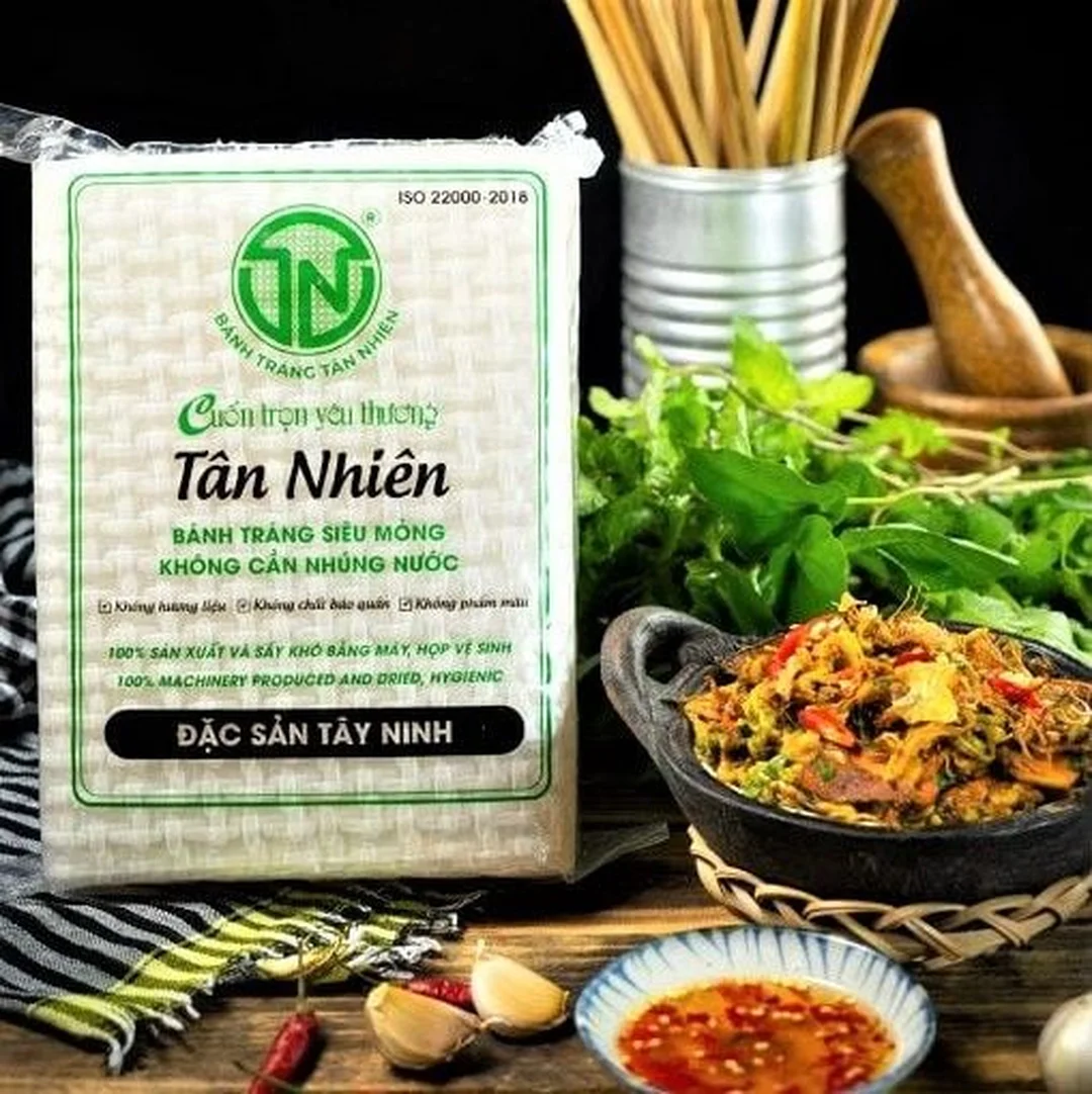 bánh tráng tân nhiên phù hợp bữa cuốn gia đình