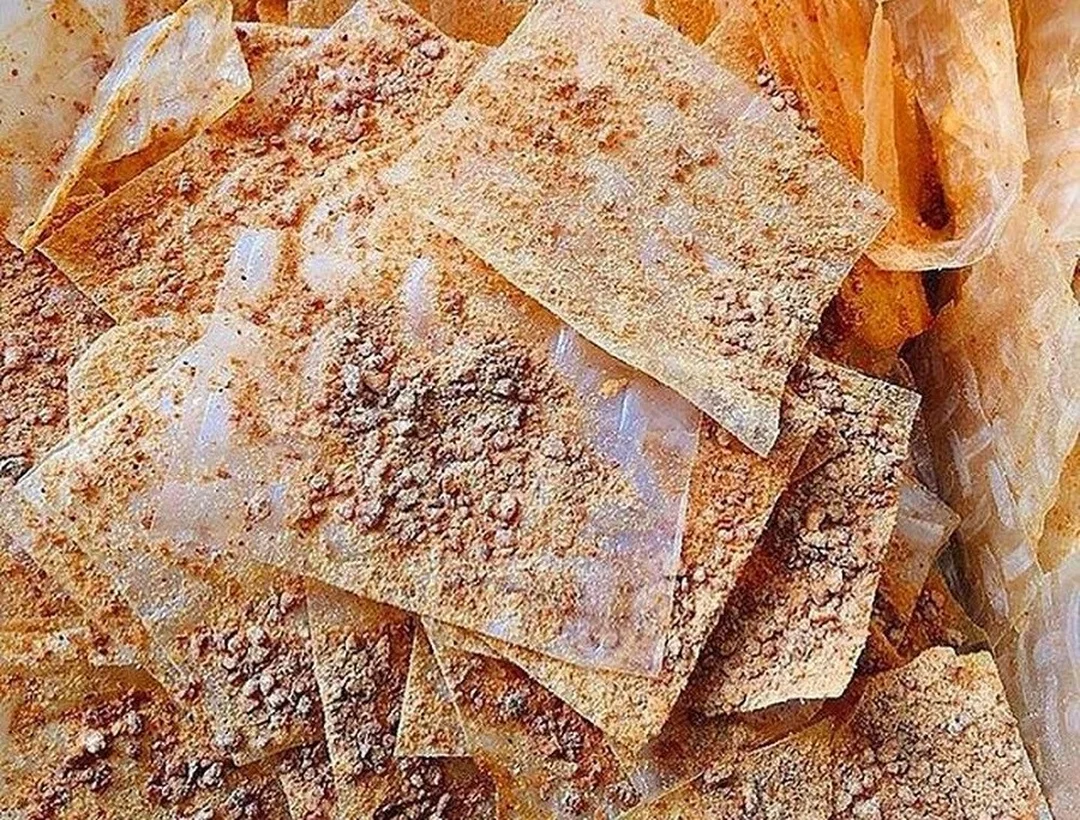 bánh tráng tây ninh xì ke ăn vặt cay mặn