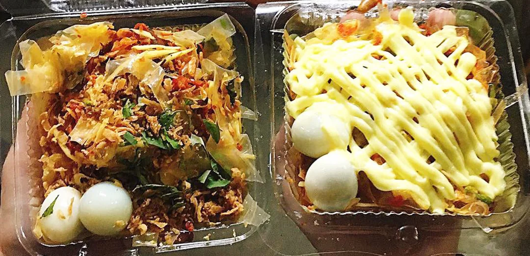 bánh tráng thu hương sốt me bò khô tỏi phi