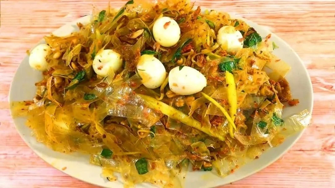 bánh tráng trộn gần đây đóng hộp giao món tiện lợi