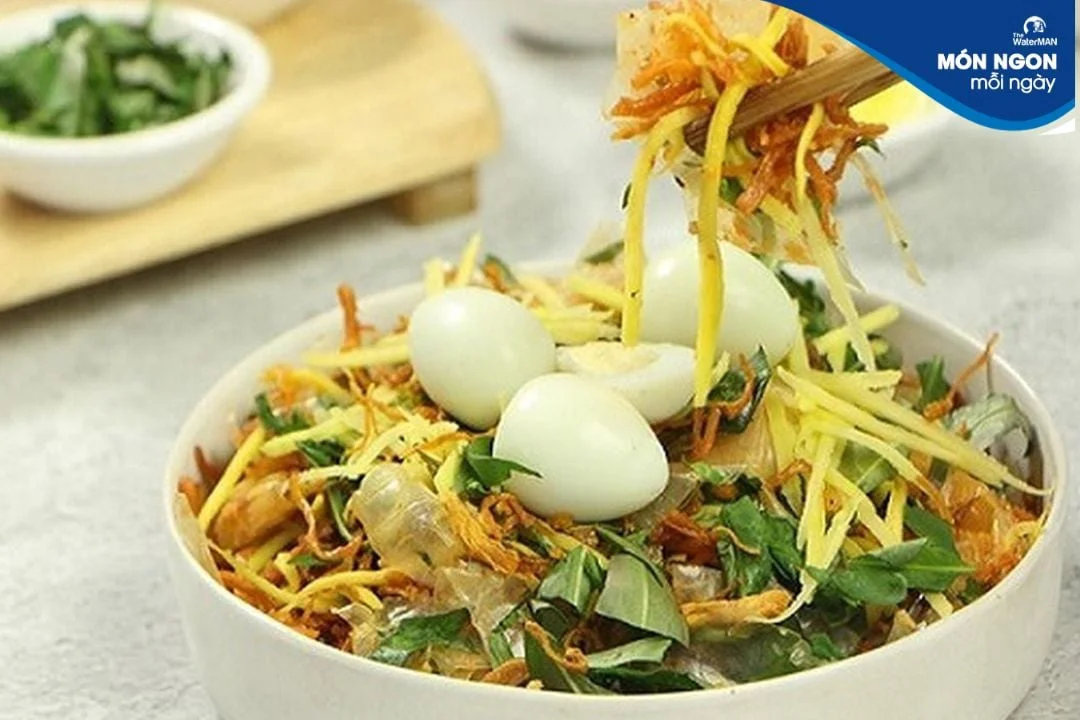 cách làm bánh tráng trộn không bị nhão