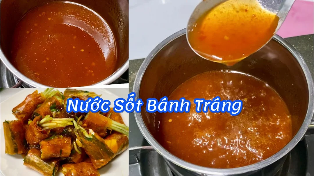 Cách làm nước sốt me chấm bánh tráng