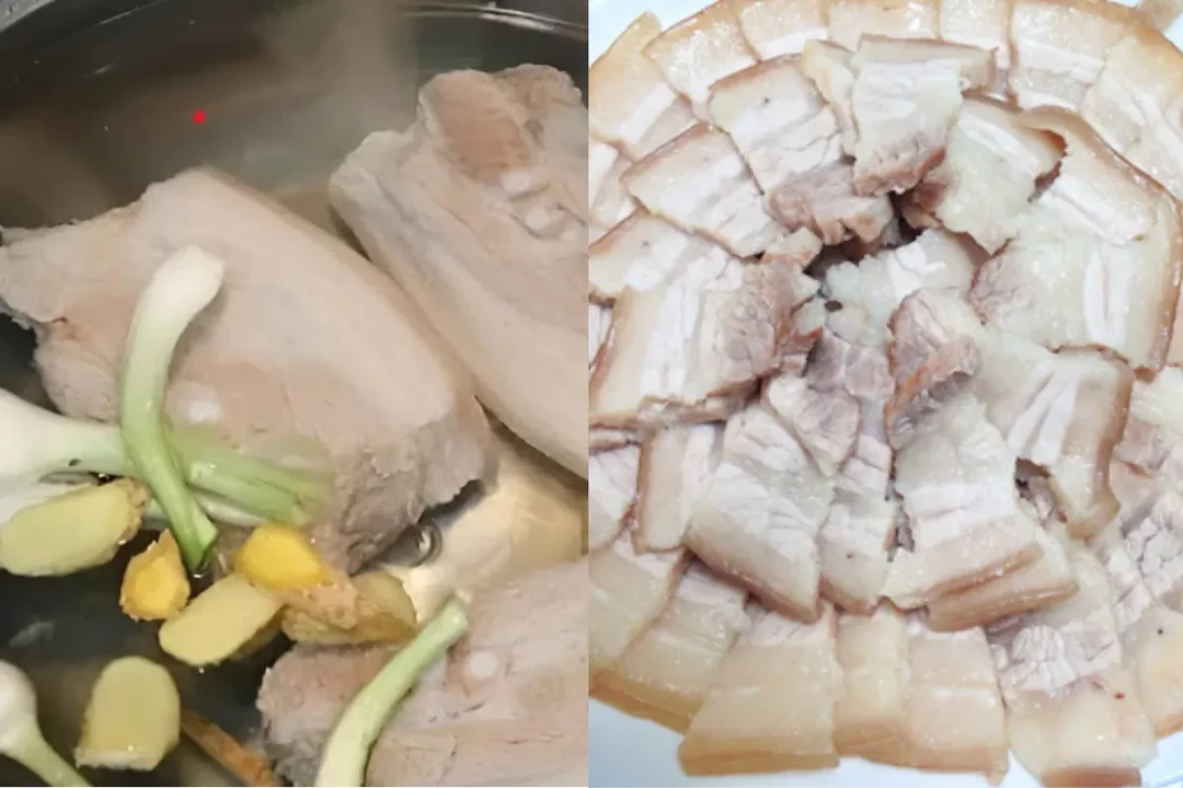cách luộc thịt heo cho bánh tráng thịt heo không bị khô