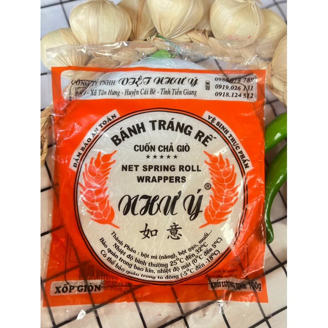 chả giò rế cuốn bằng bánh tráng rế chiên vàng