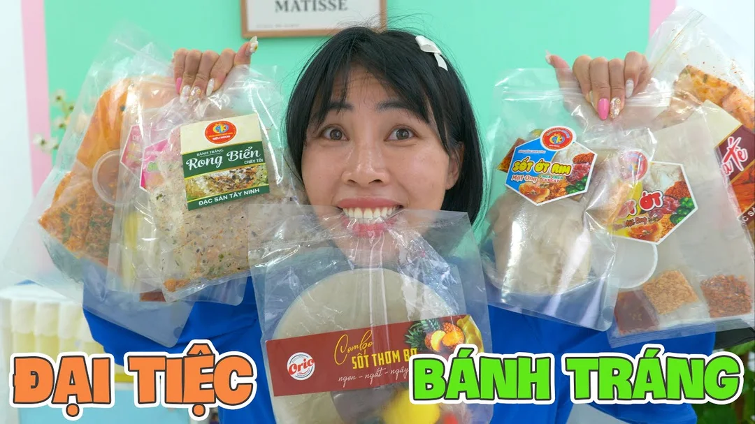 Review các loại bánh tráng ăn vặt Việt