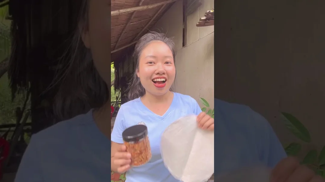 Video cách làm bánh tráng phơi sương muối hành phi