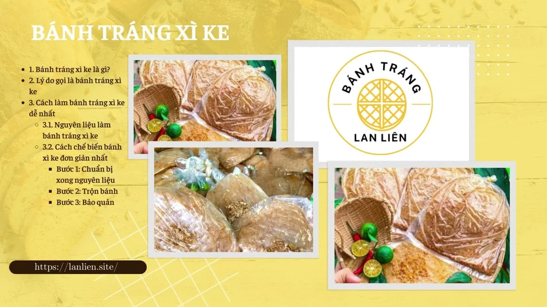 Video hướng dẫn bánh tráng xì ke