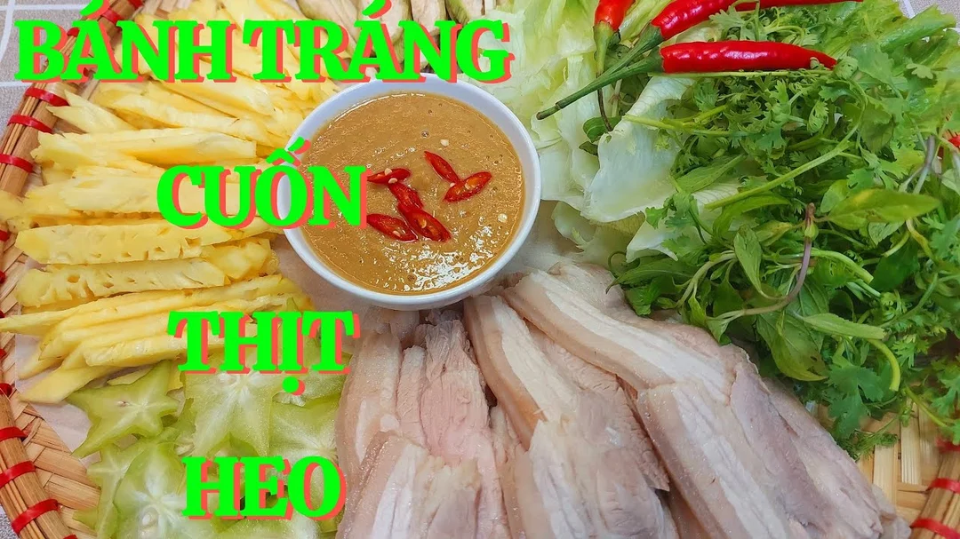 Video hướng dẫn làm bánh tráng cuốn thịt heo tại nhà