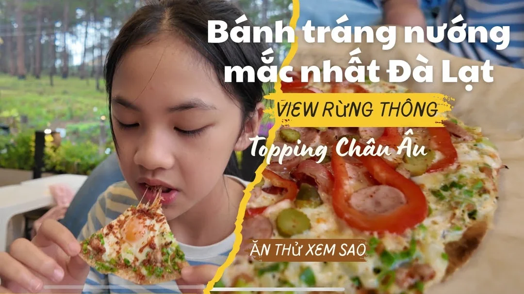 Video review bánh tráng nướng Đà Lạt thực tế