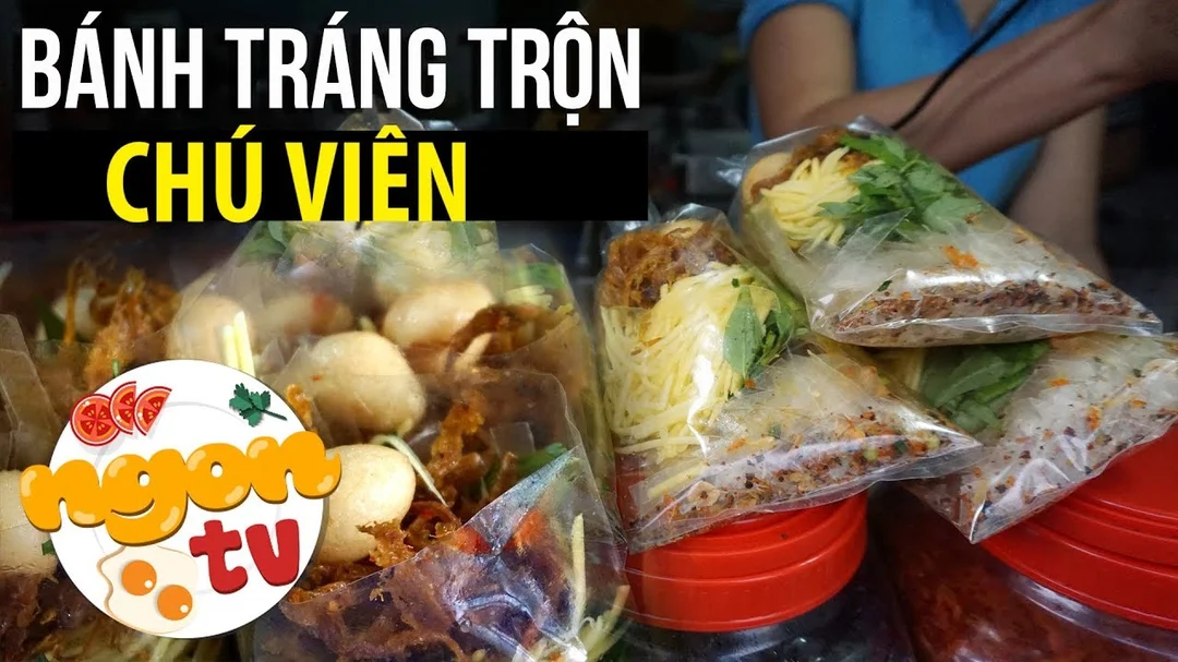 Video review bánh tráng trộn Chú Viên Nguyễn Thượng Hiền